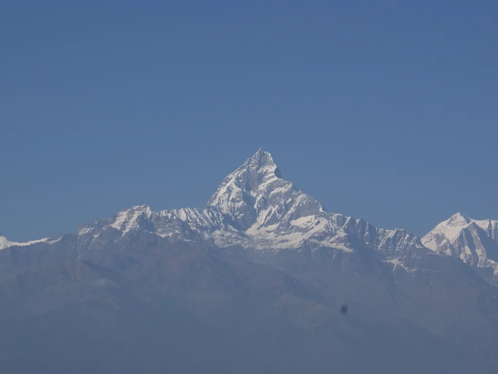Machapuchare — święta góra Nepalu w masywie Annapurny